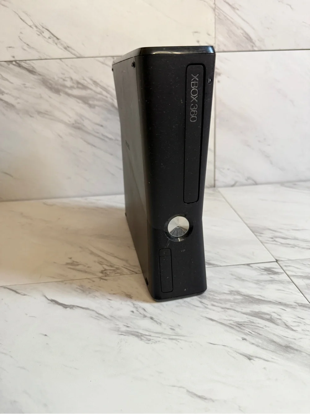 Microsoft Xbox 360 Slim Black Console Model 1439 AS-IS Untested Parts Repair